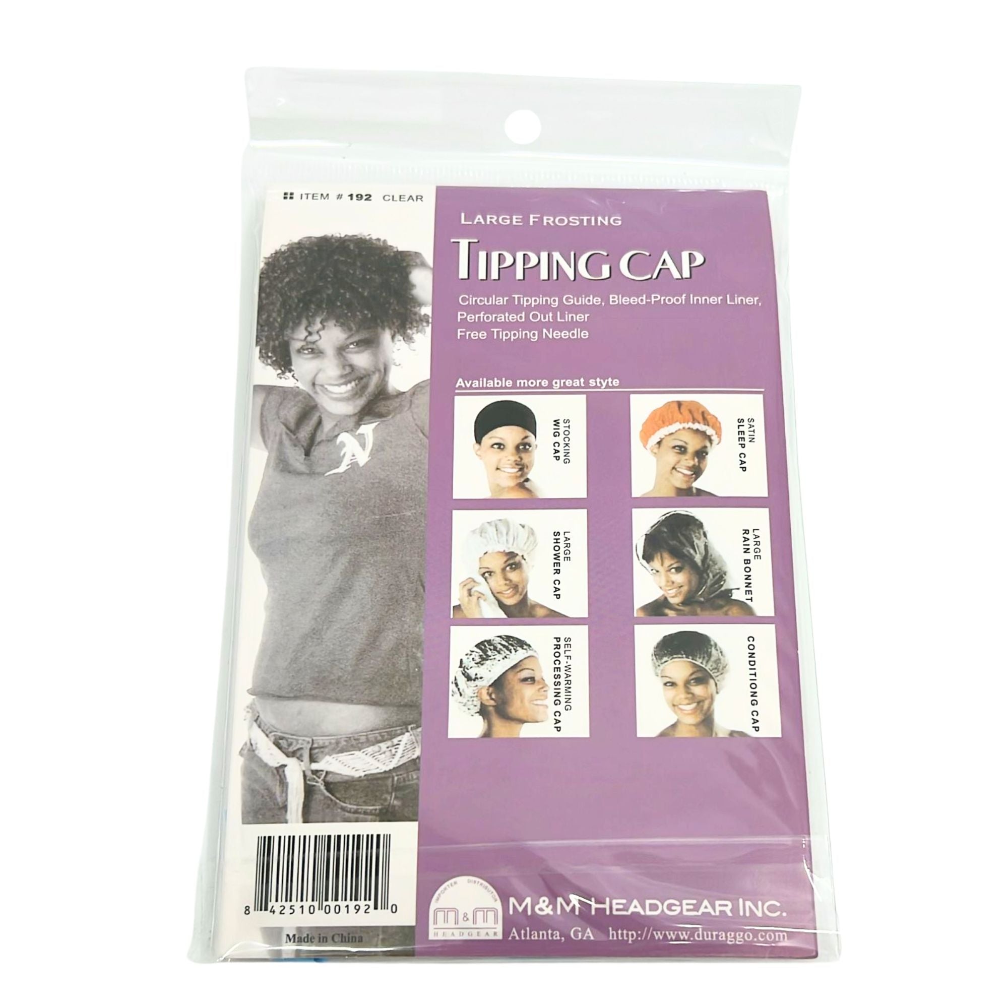 Bleed Proof Large Frosting Tipping Cap with Needle & Guide: 1 Pack hairs size and feature image