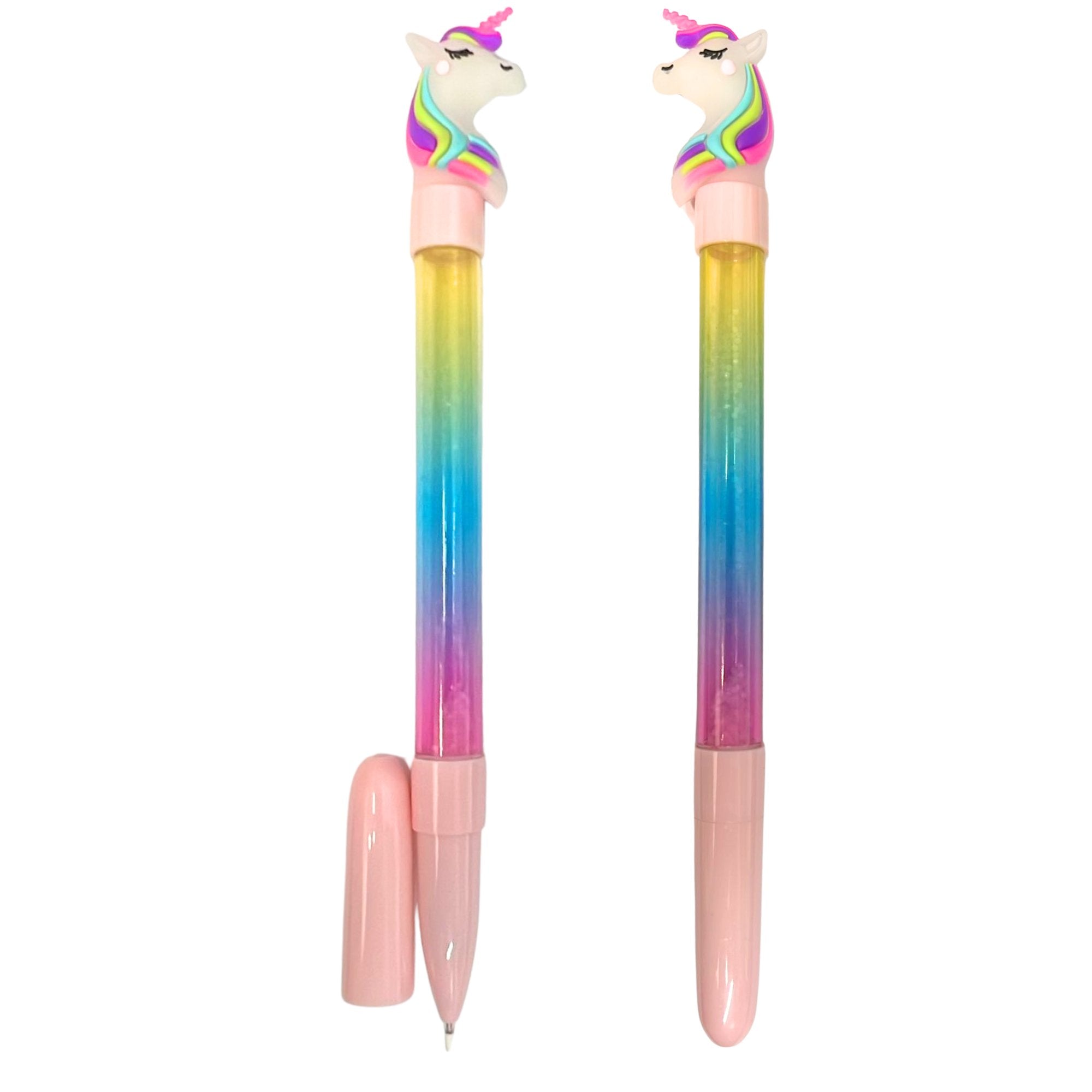 Unicorn Glitter Blue Ink Pen: 1 Pack Ballpoint Pens Ballpoint Pens School product image 9