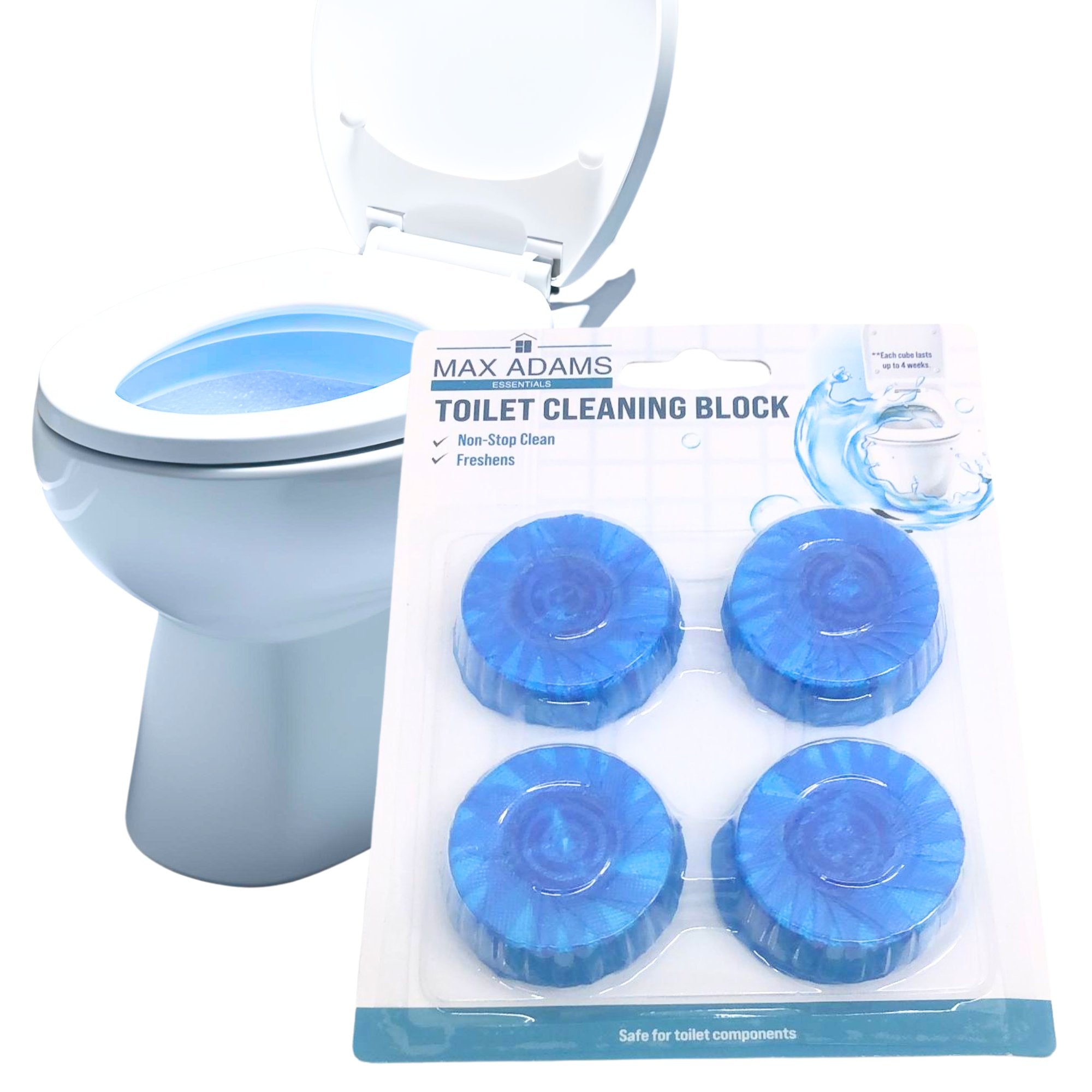 Blue Toilet Bowl Cleaner 4 Tablets toilet bowl cleanser Bathroom home Toilet Bowl Cleaner product detail image