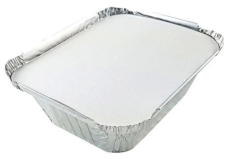 Board Lid For 5Lb Aluminum Oblong Pan 9.5" x 7": 6 Pack Oblong Pans & Lids Aluminum Baking size and feature image