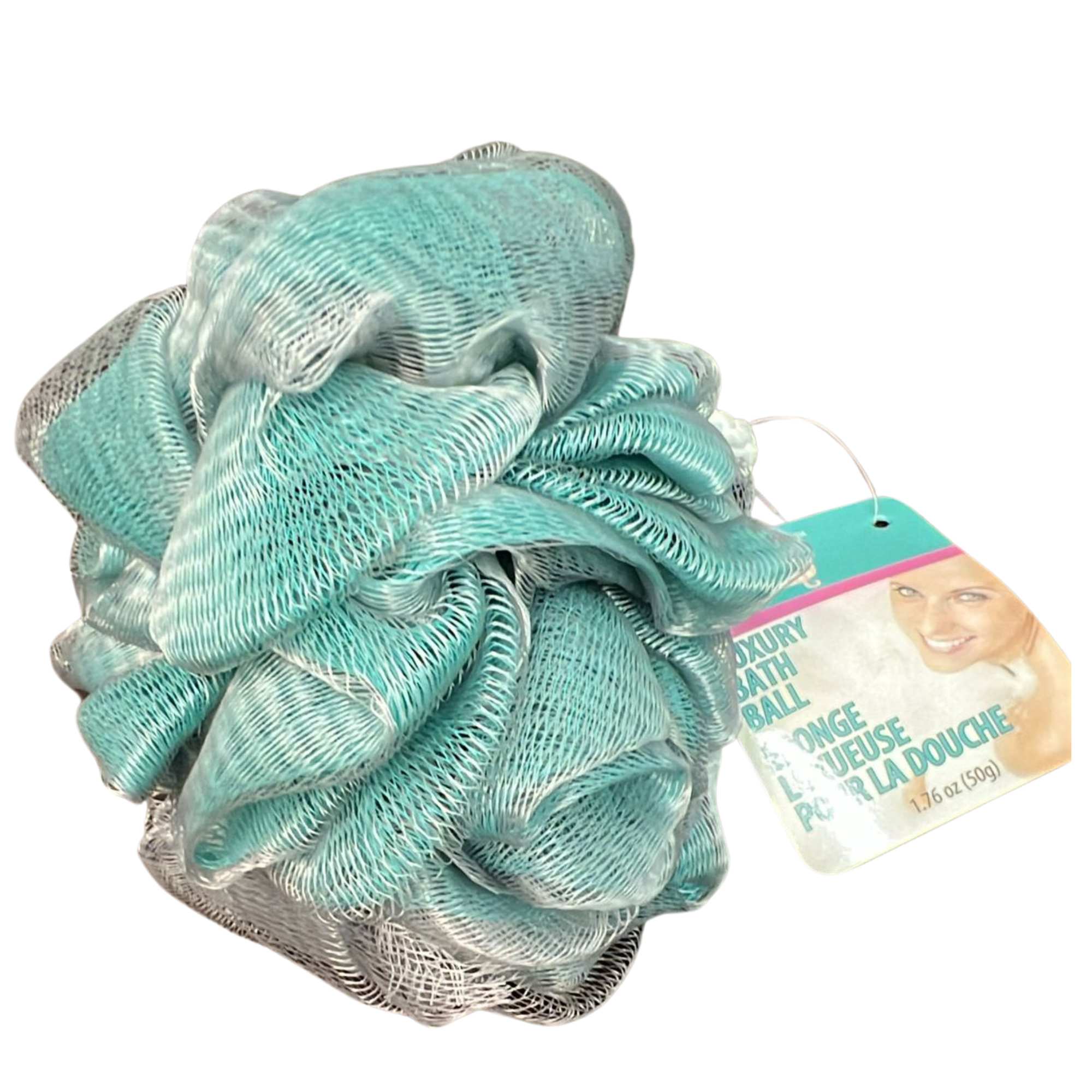 1.76 oz Lofah Mesh Body Scrubber/Bath Sponge:1 Pack Bath Sponges & Loofahs Bath Essentials Bathroom lifestyle use image