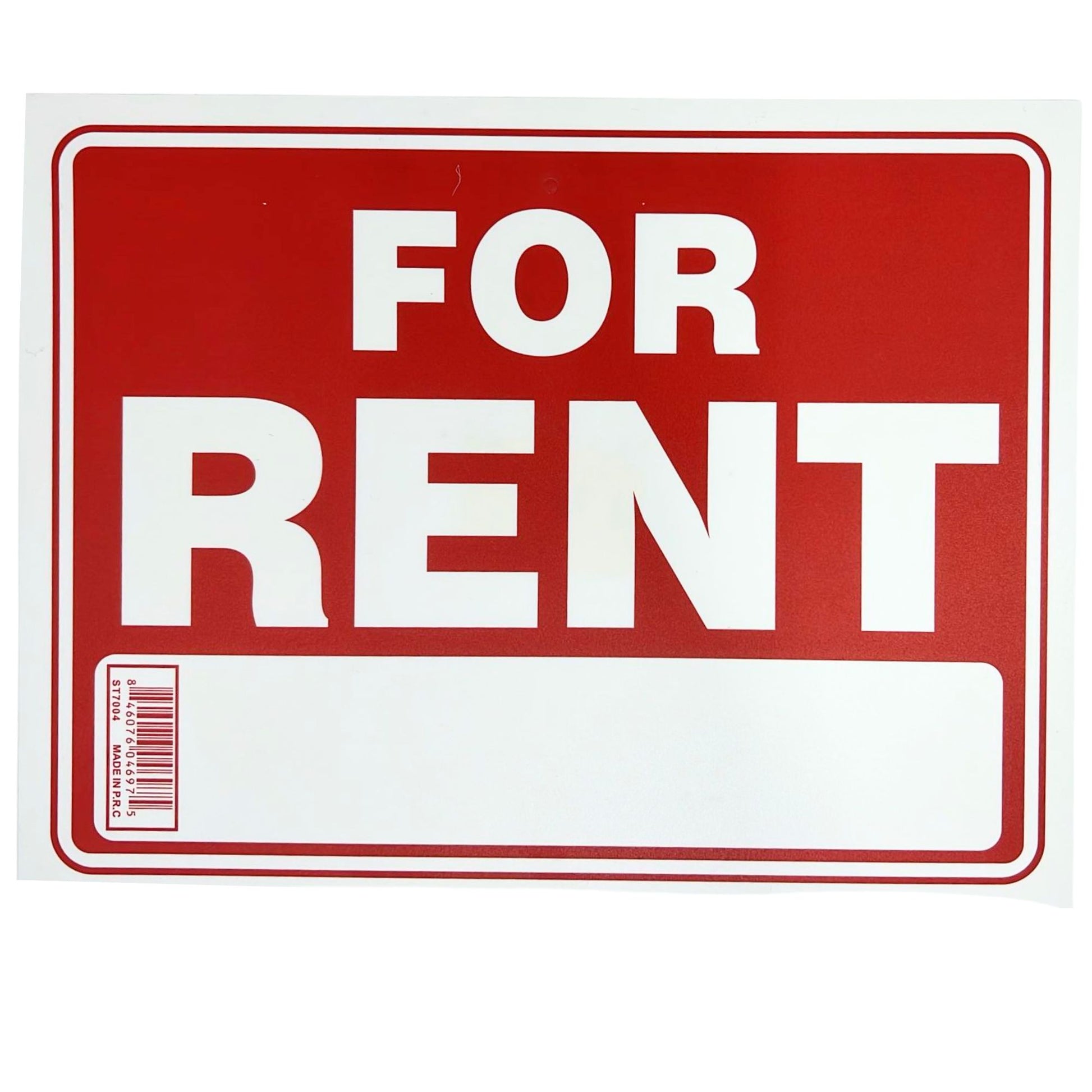 FOR RENT Plastic Signage Sign-1CT