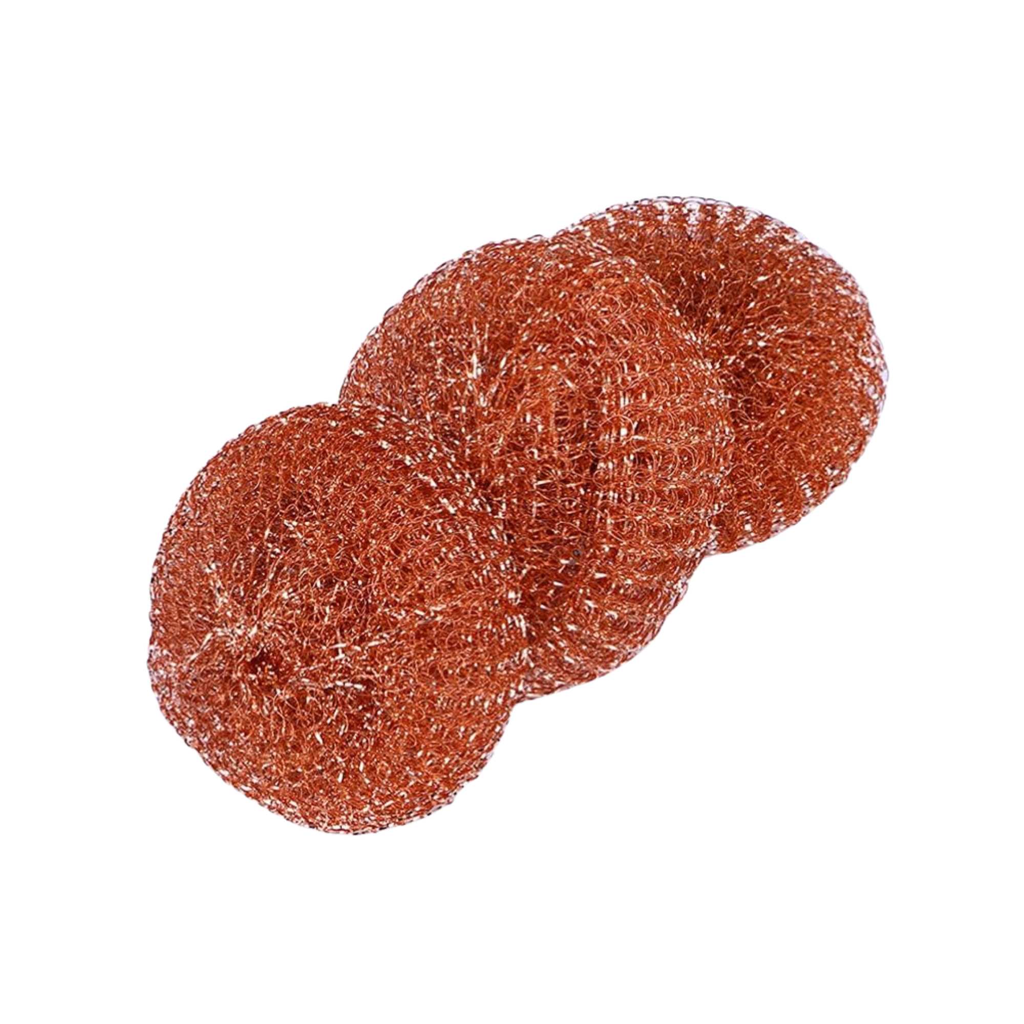 Brass Stainless Steel Scrubber Balls: 2 Pack Sponges & Scouring Pads Cleaning Scrubber size and feature image