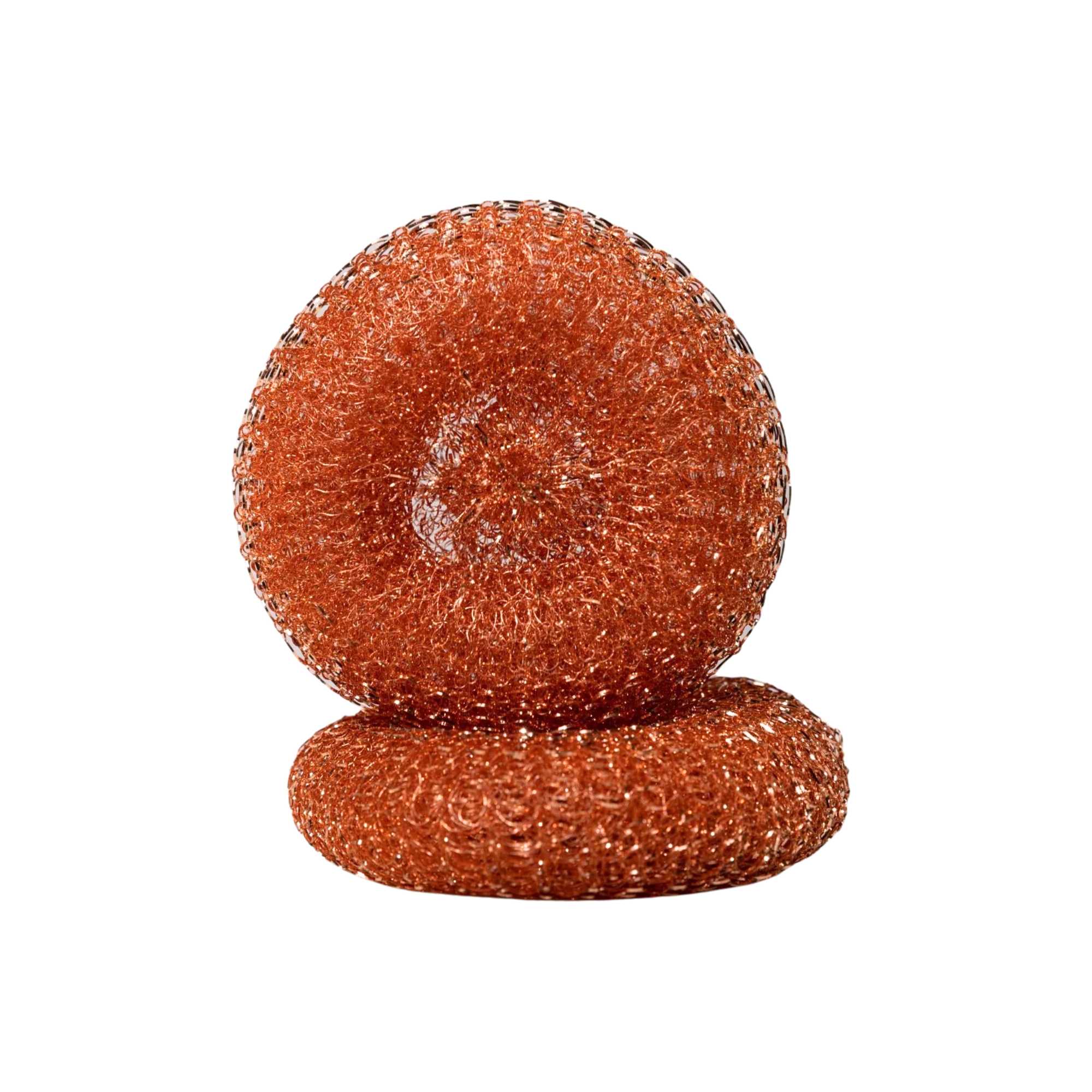 Brass Stainless Steel Scrubber Balls: 2 Pack Sponges & Scouring Pads Cleaning Scrubber product image 5