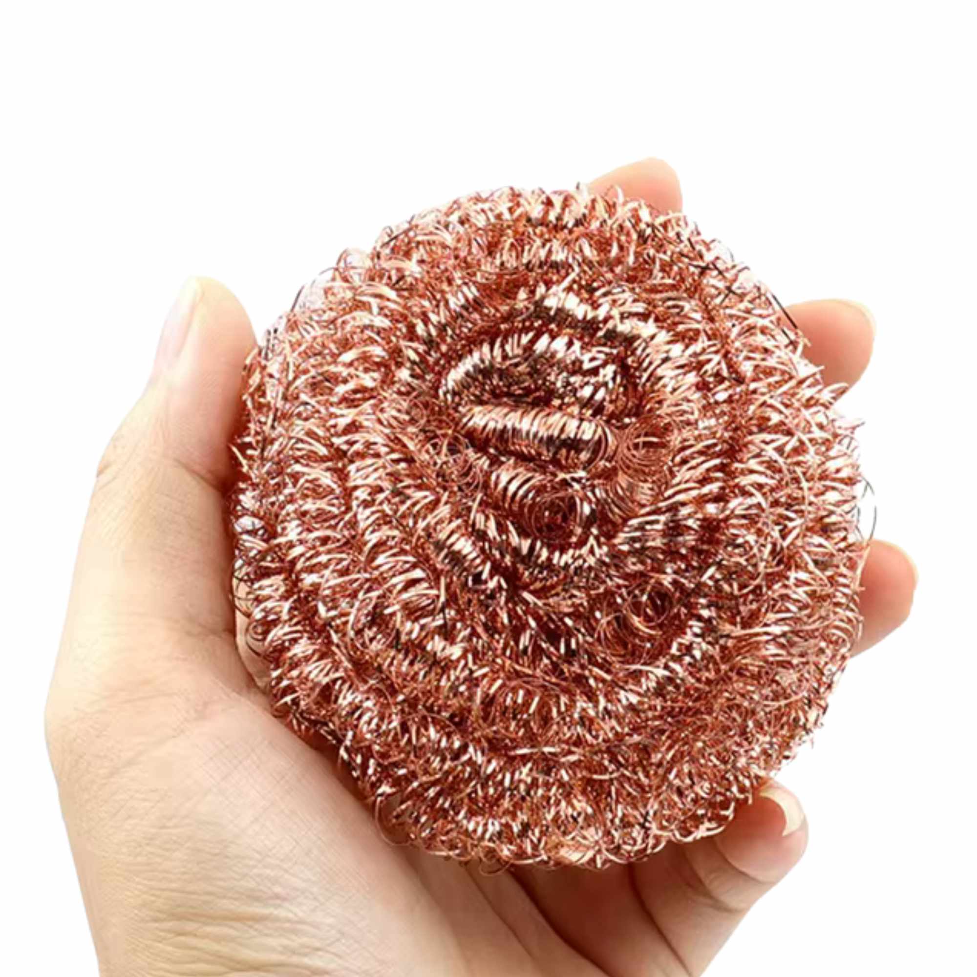 Brass Large Stainless Steel Scrubber Balls: 3 Pack Sponges & Scouring Pads Cleaning Scrubber size and feature image