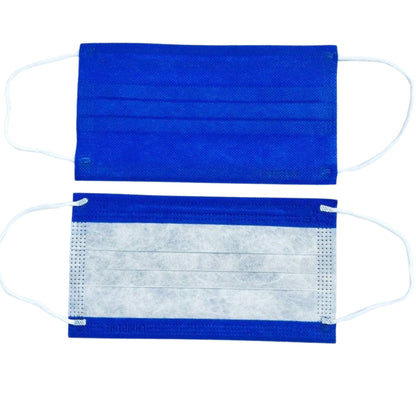 Disposable 3-Ply Face Masks with Elastic Earloops