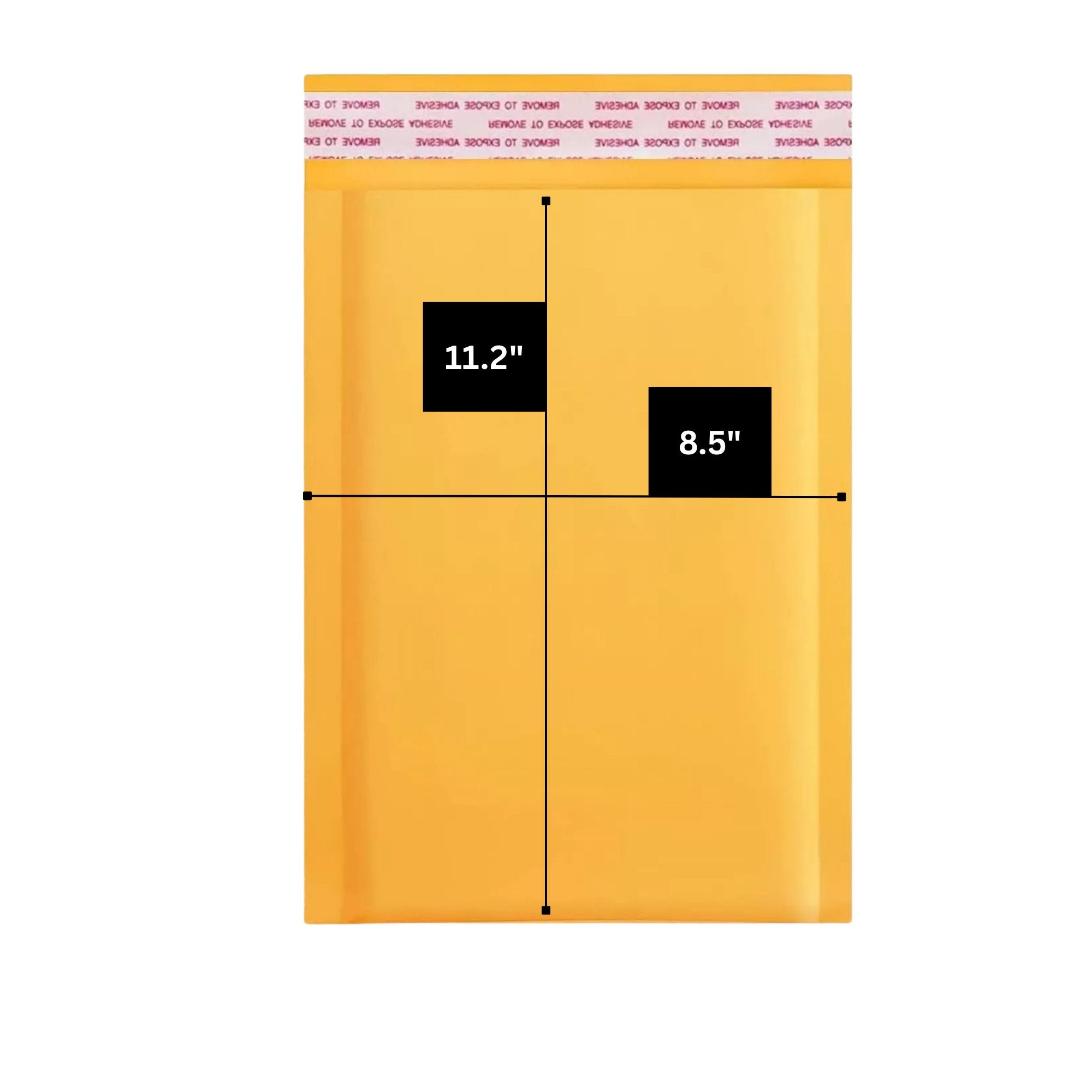 8.5" X 11.2" in Brown Self Sealing Padded Bubble Mailer Envelopes: 2 Pack Packing Materials Envelop School product detail
