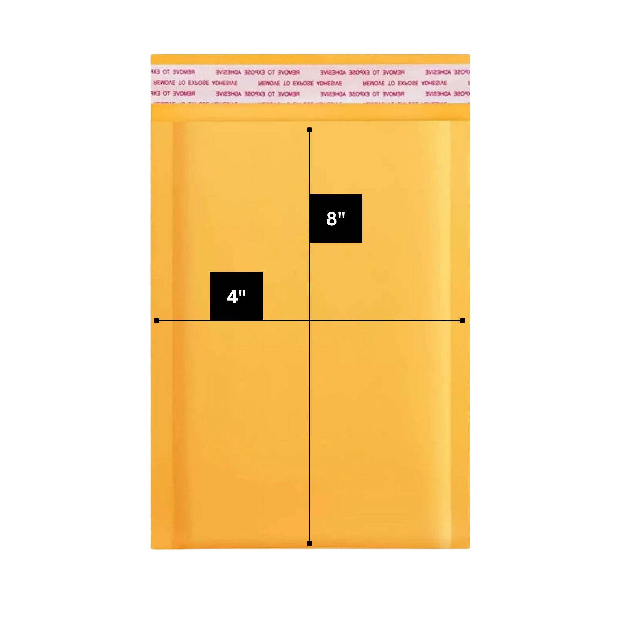 4 x 8 inches Brown Self Sealing Padded Bubble Mailer Envelopes: 3 Pack Packing Materials Envelop School product detail image