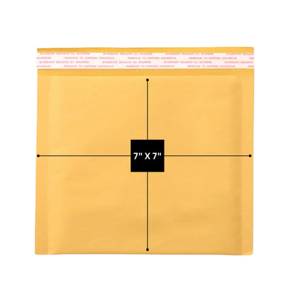 Brown Self-Sealing Padded  Bubble Mailer Envelopes