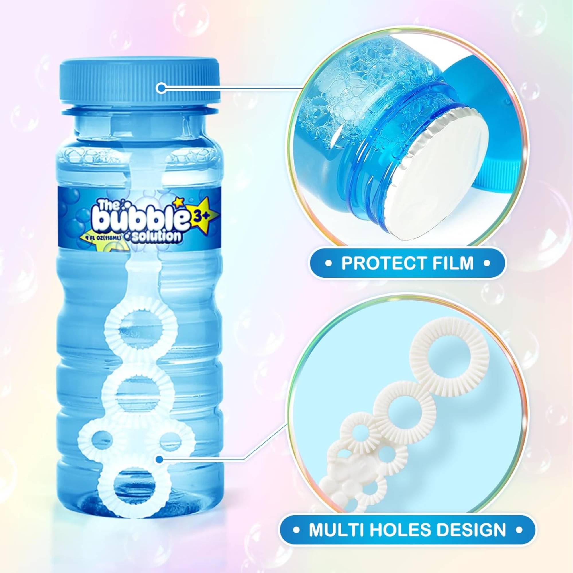 Bubble Solution For Bubble Wands: 1 Pack Bubble Blowing Solutions Holidays Gift Toys product image 7