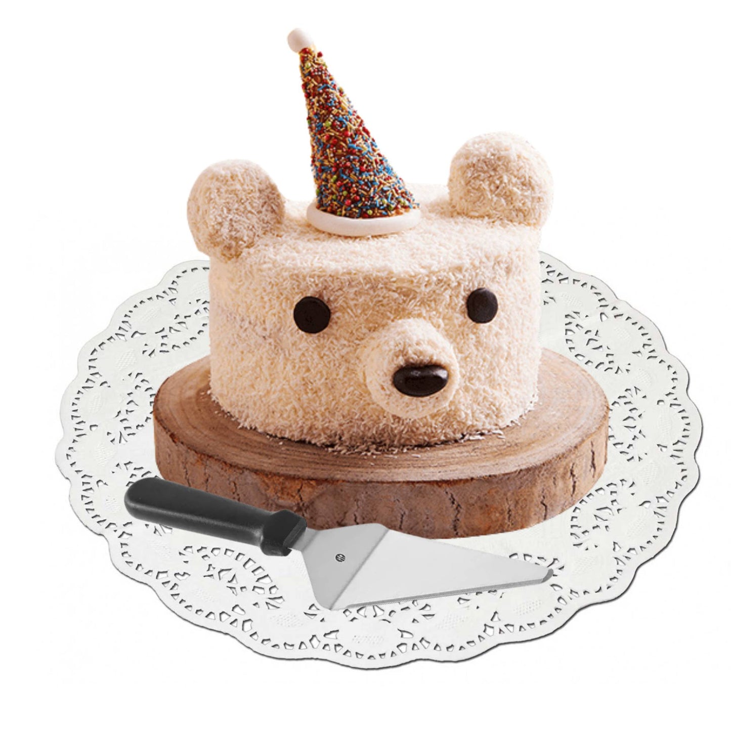 12" Round White Lace  Paper Doilies for Cake, Food & Dessert