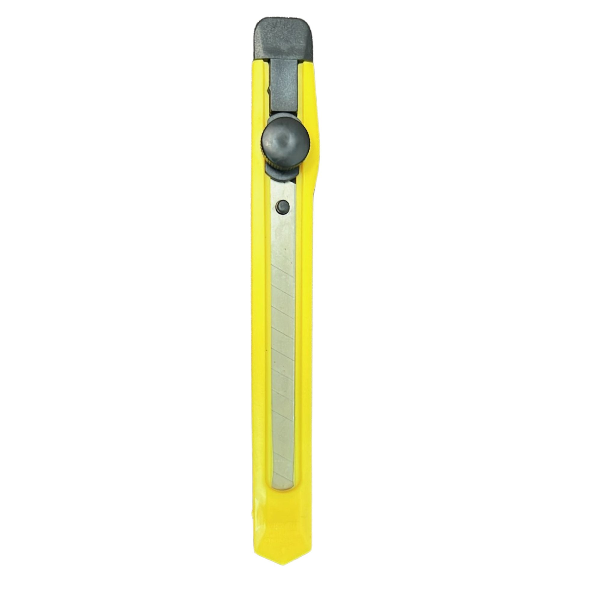 9mm Carbon Steel Blades Snap Off Cutter: 2 Pack Retractable Blade Knives Home Tools office supply size and feature image