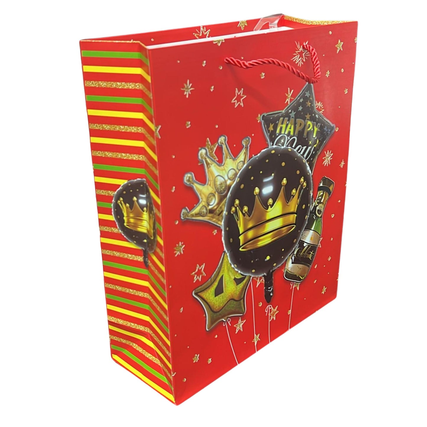 Bright Colorful Happy Birthday Gift Bag