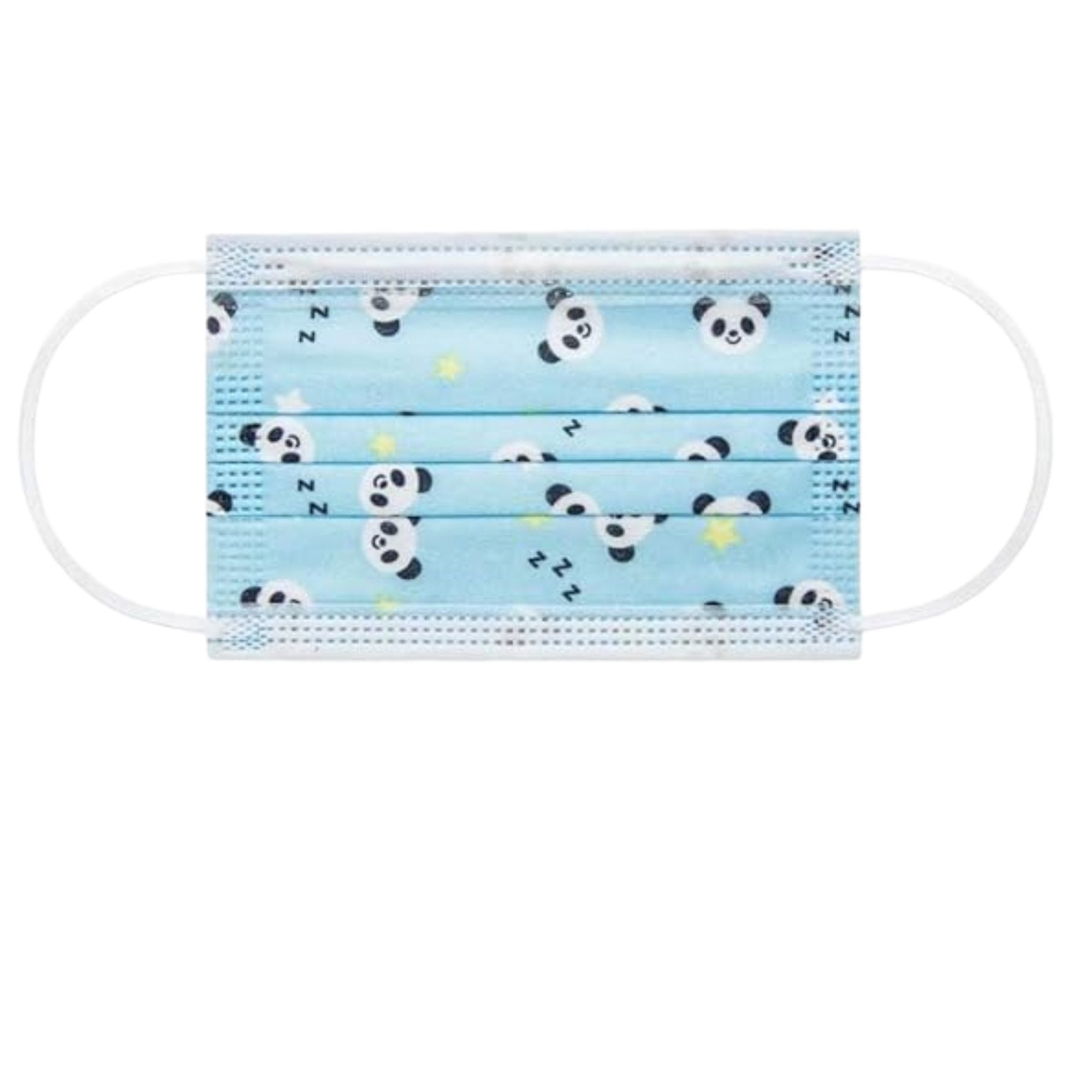 Panda Print Kids 3 Layer Face Masks: 10 Pack Personal Care Safety lifestyle use image