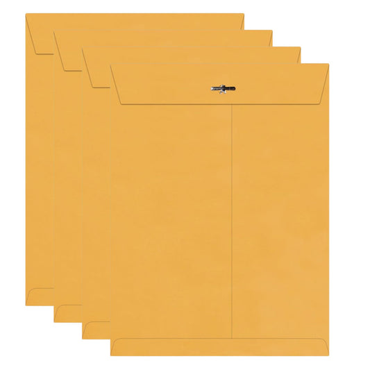 Clasp Envelopes  Brown Kraft with Gummed Flaps