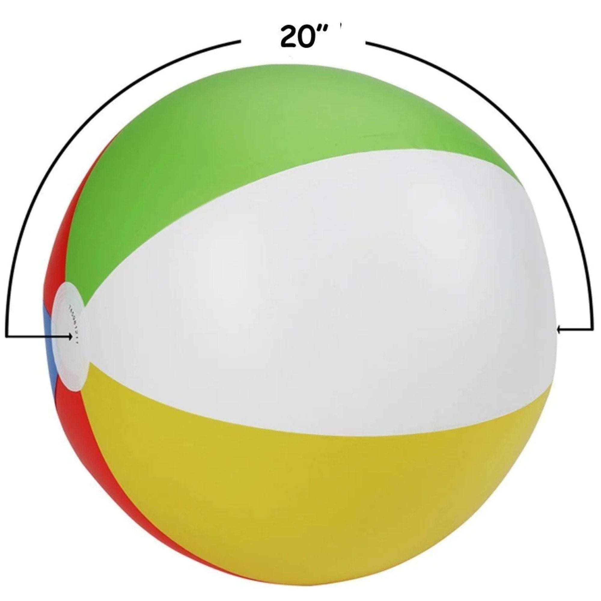 Intex 20" Glossy Panel Beach Ball: 1 Pack Beach Balls Holidays Gift Toys product detail image
