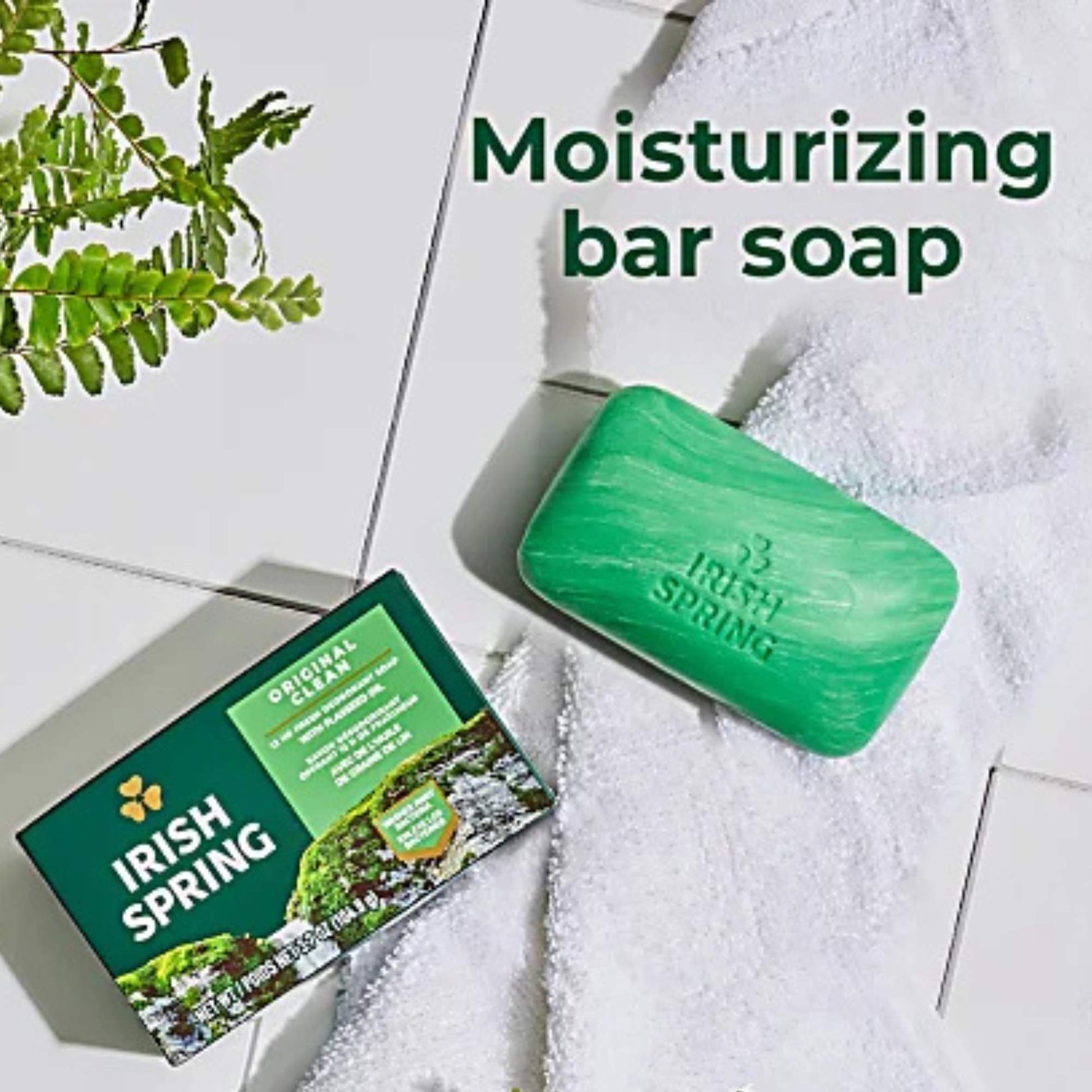4oz Irish Spring Original Scent Bar Soap