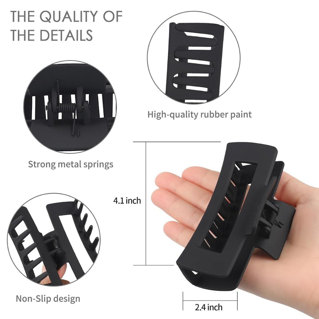 4.1" Claw Clip Hair Clip: 1 Pack Hair Clipper & Trimmer Accessories product detail image