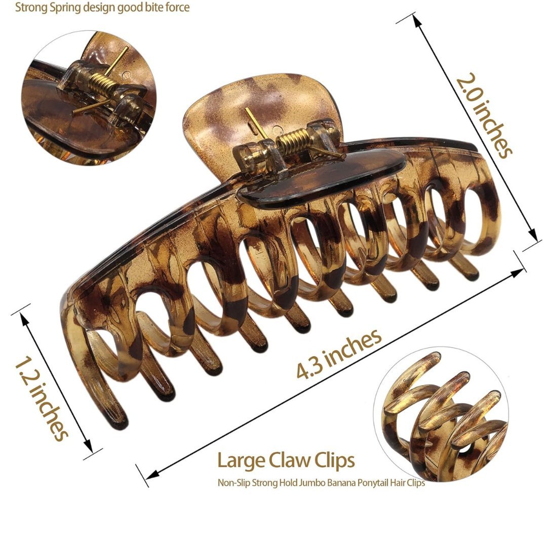 4.3" Claw Clip Hair Clip:1CT Hair Clipper & Trimmer Accessories size and feature image