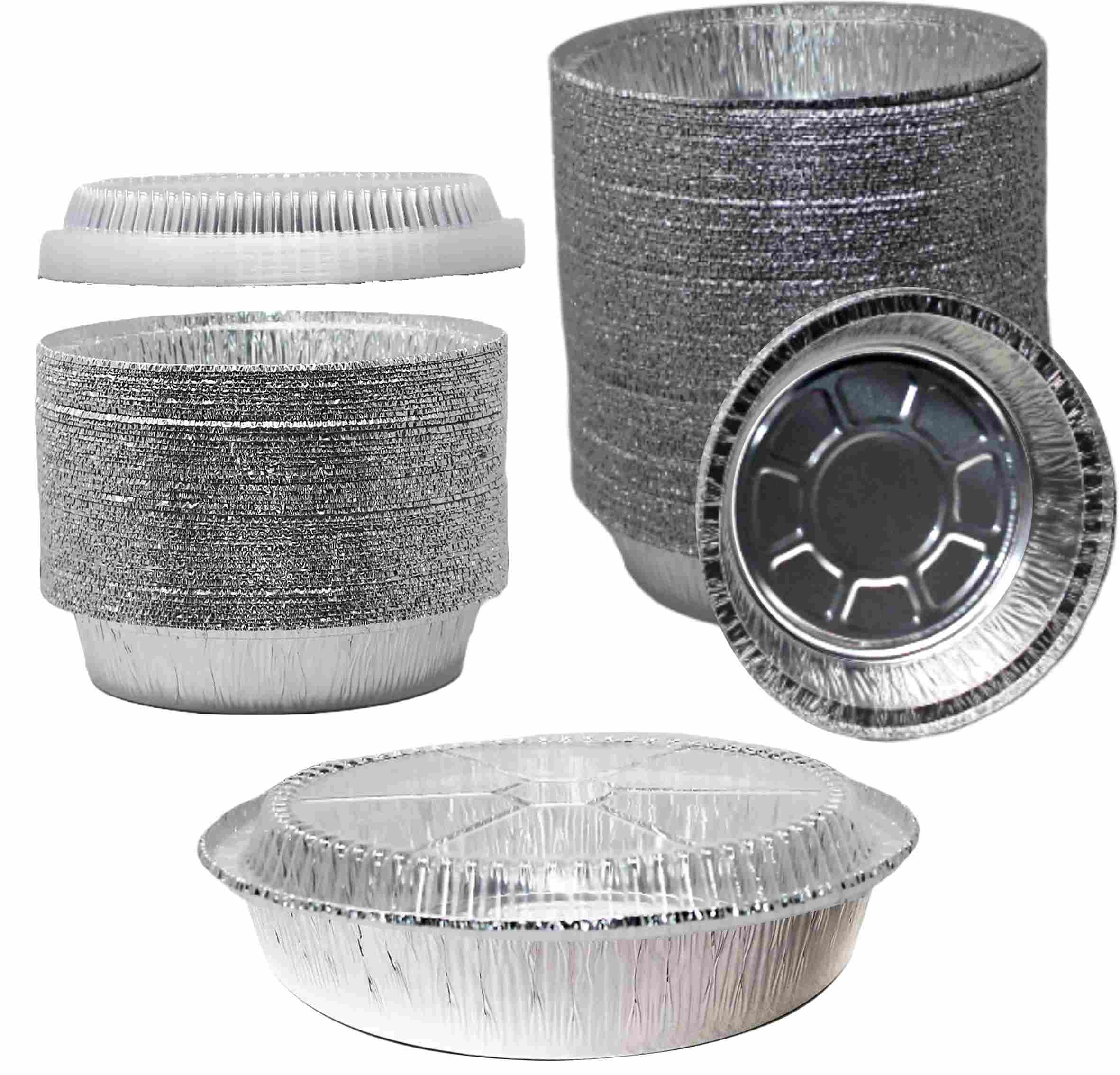 7" Clear Dome Lids for Aluminum Round Pan: 5 Pack Round Pans Aluminum Baking Thanks lifestyle use image