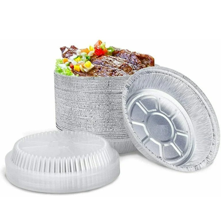 7" Clear Dome Lids for Aluminum Round Pan: 5 Pack Round Pans Aluminum Baking Thanks product image 5