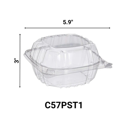 Clear Seal Hinged Lid Plastic Container