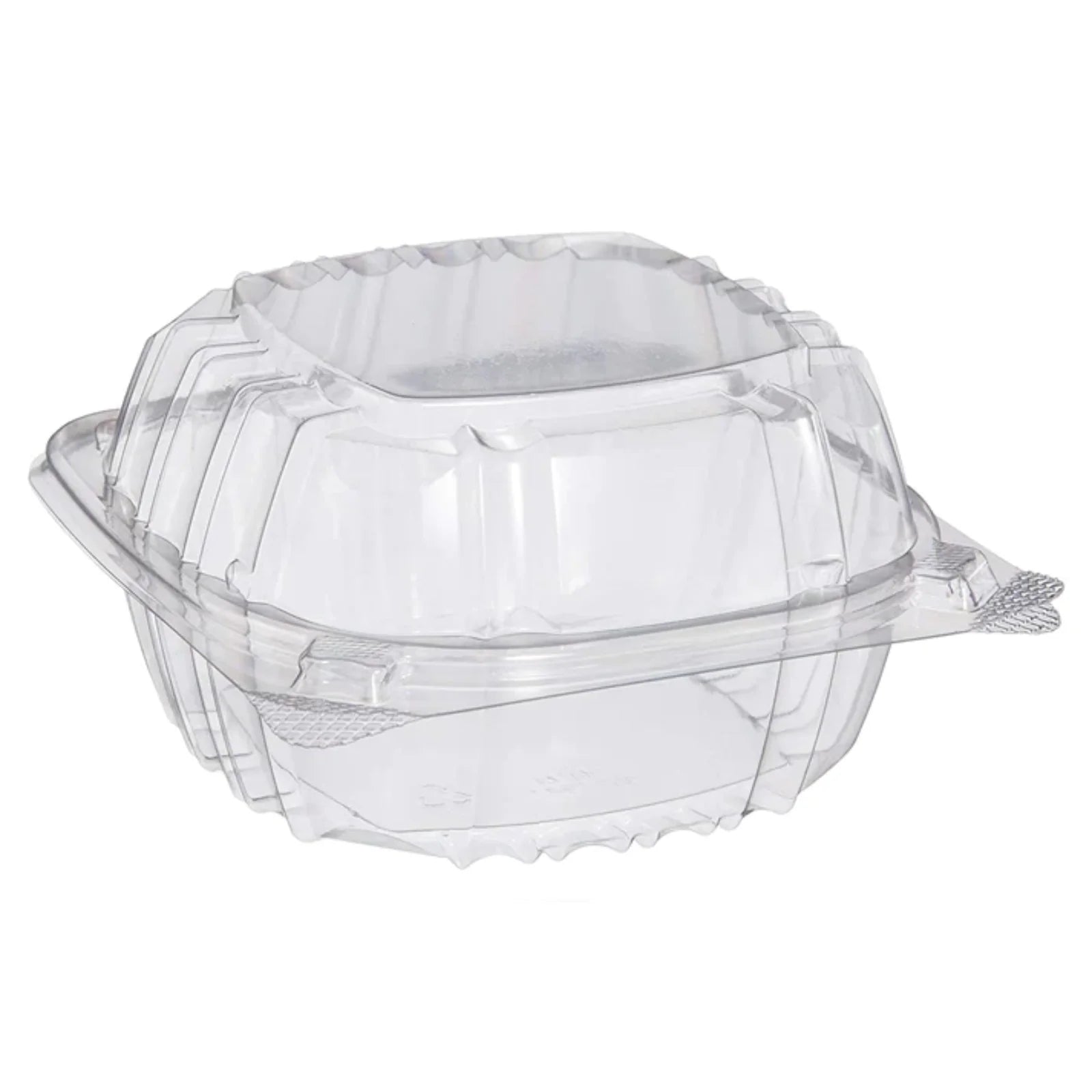 5" Clear Seal Hinged Lid Plastic Container: 6 Pack Take Out Containers Storage Container main product image