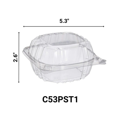 Clear Seal Hinged Lid Plastic Container