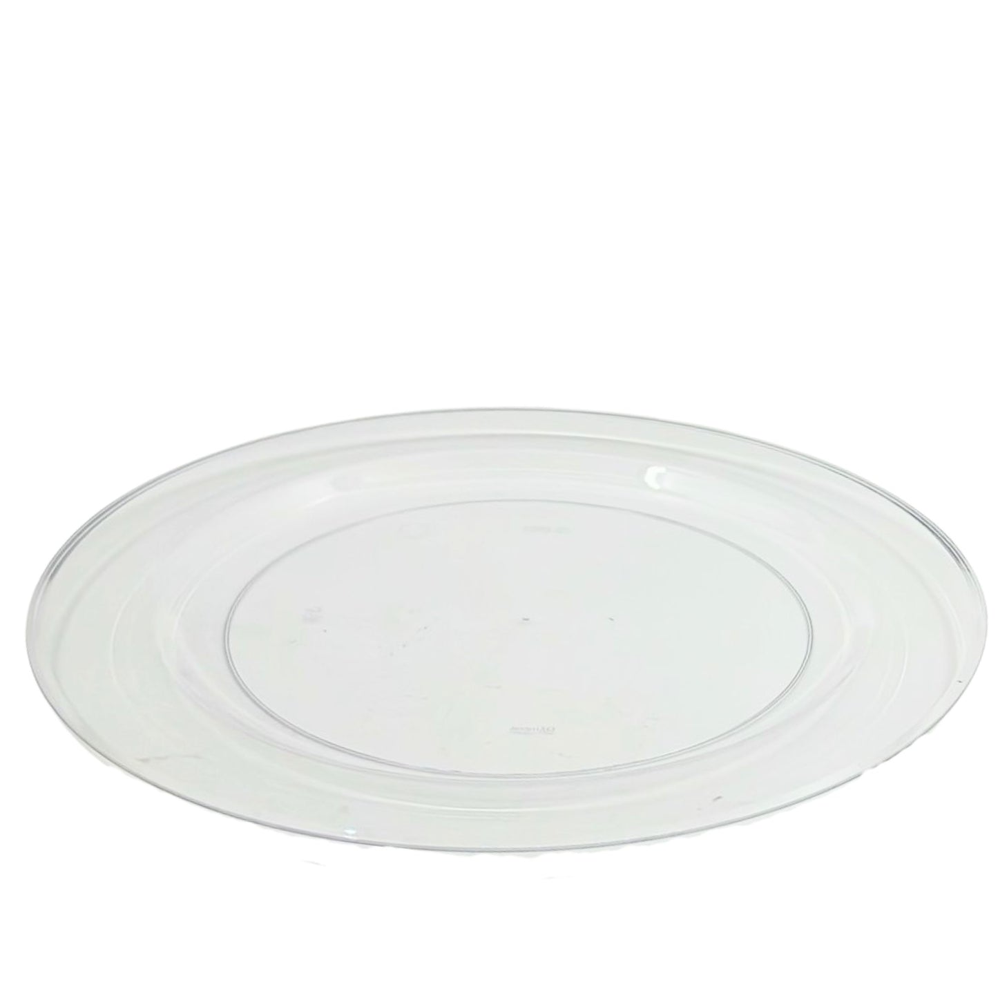 Clear Magnificence Heavy weight Plastic Dinner Plate