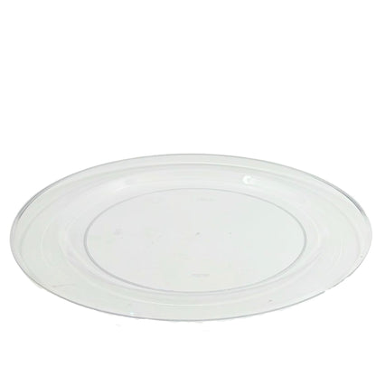 Clear Magnificence Heavy weight Plastic Dinner Plate