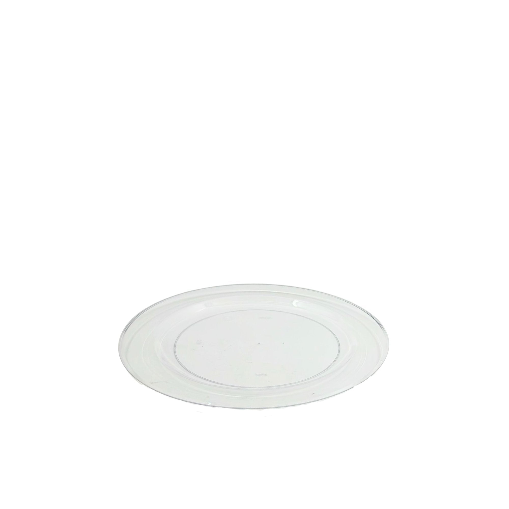 6.25"Clear Magnificence Heavy weight Plastic Dinner Plate: 4 Pack Kitchen Catalog, Disposable Plates size and feature image