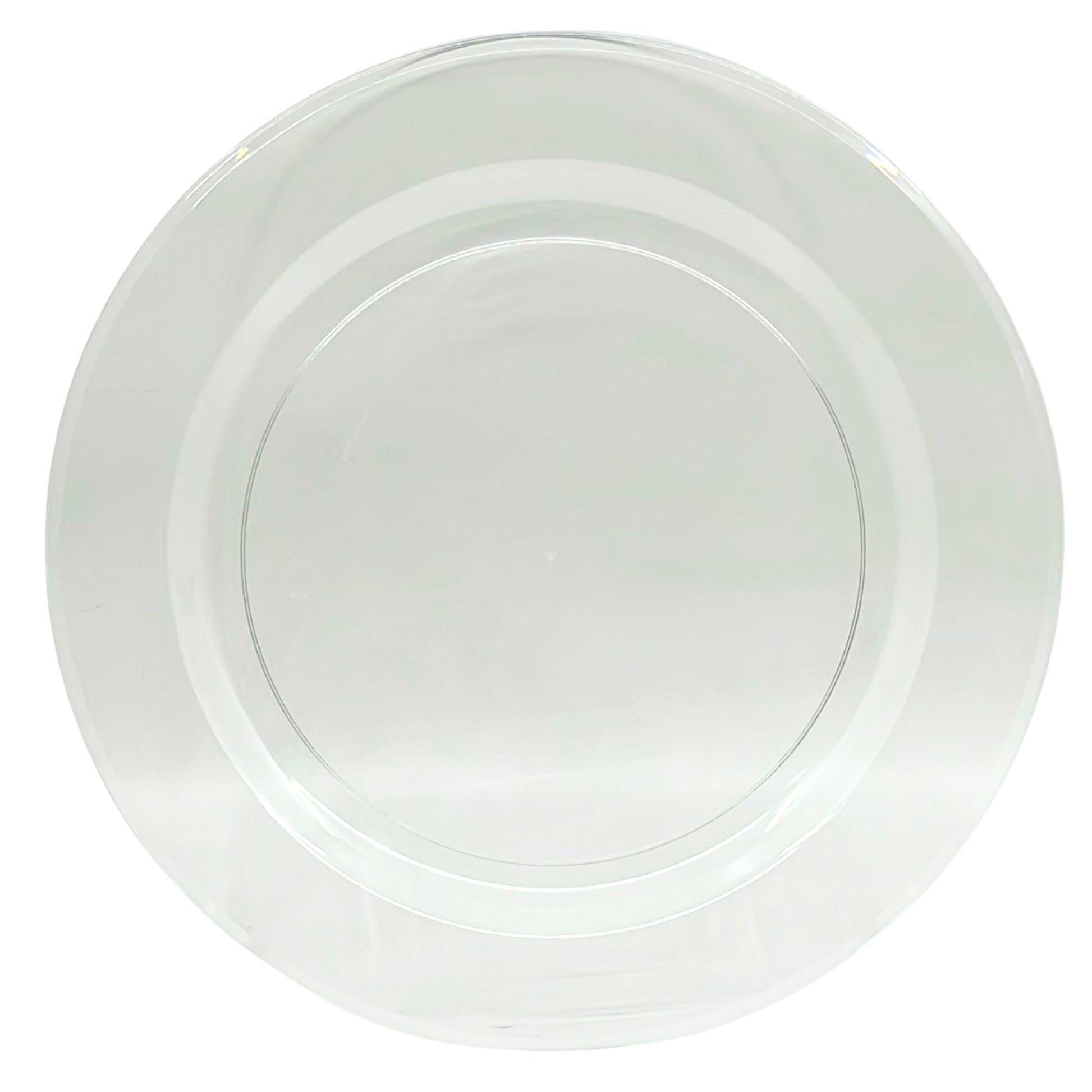 Clear Magnificence Heavy weight Plastic Dinner Plate