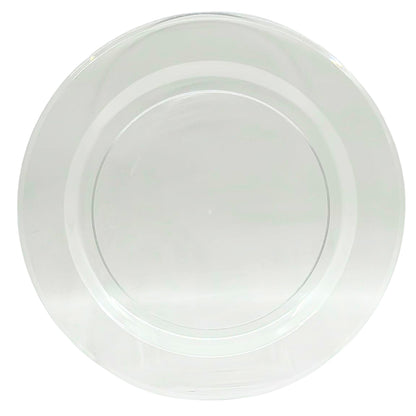 Clear Magnificence Heavy weight Plastic Dinner Plate