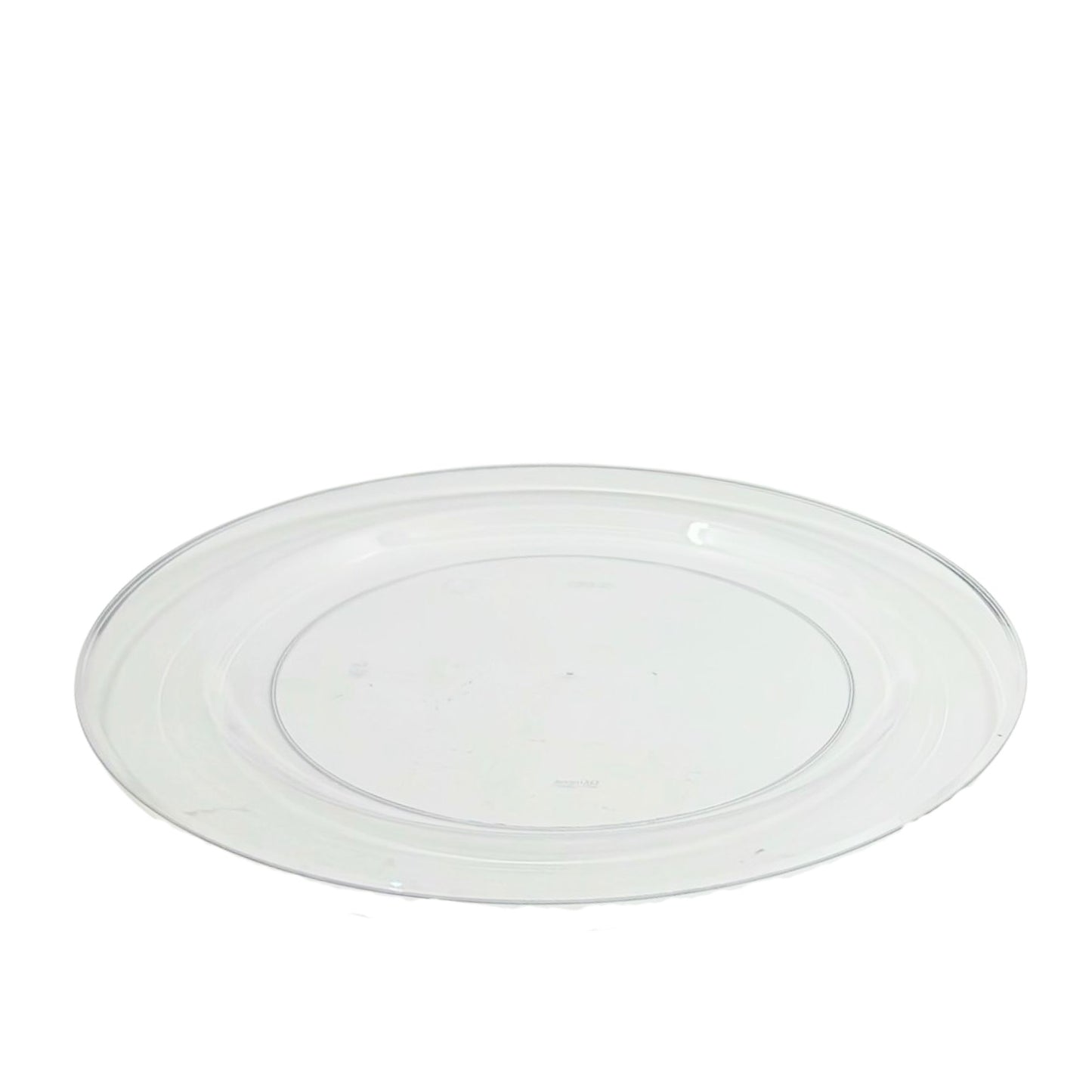 Clear Magnificence Heavy weight Plastic Dinner Plate