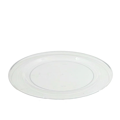 Clear Magnificence Heavy weight Plastic Dinner Plate