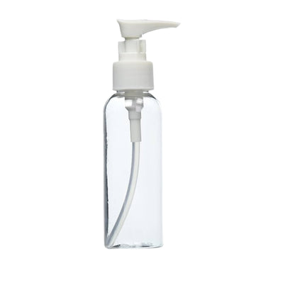 Clear Plastic Travel Pump Bottle with Lock
