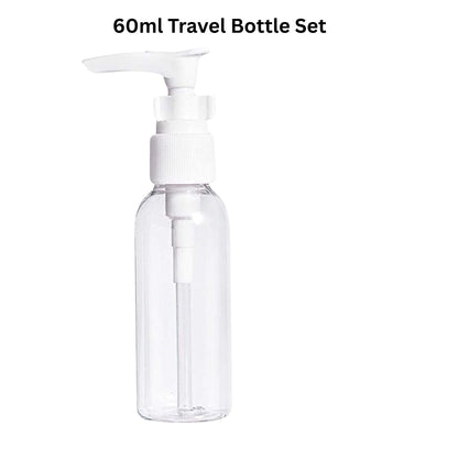 Clear Plastic Travel Pump Bottle with Lock