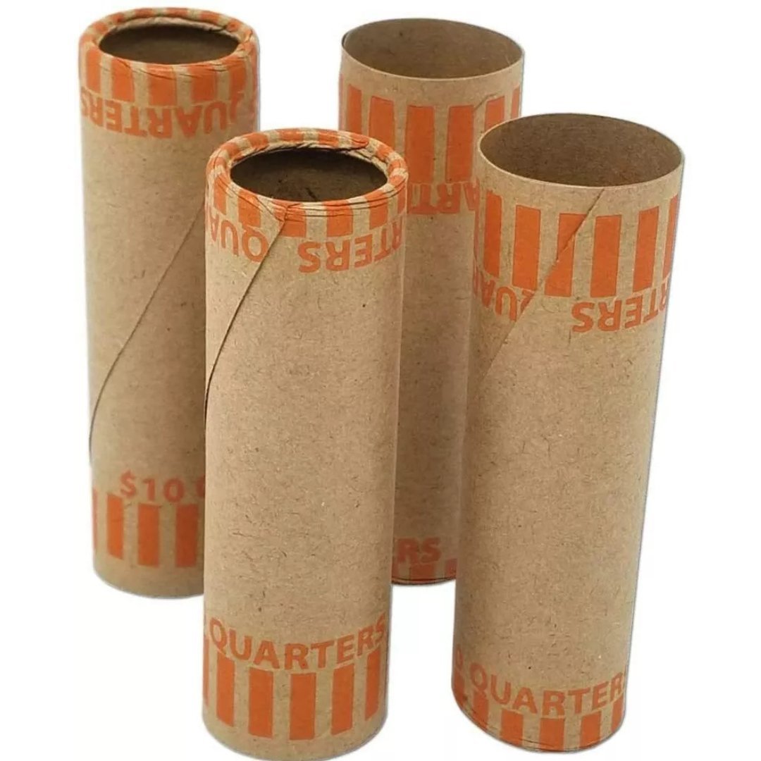 Coin Wrappers: 36CT Paper Coin Wrappers & Bill Straps office product image 8