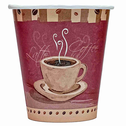 Colored Heaven Hot Cups with Black Lids