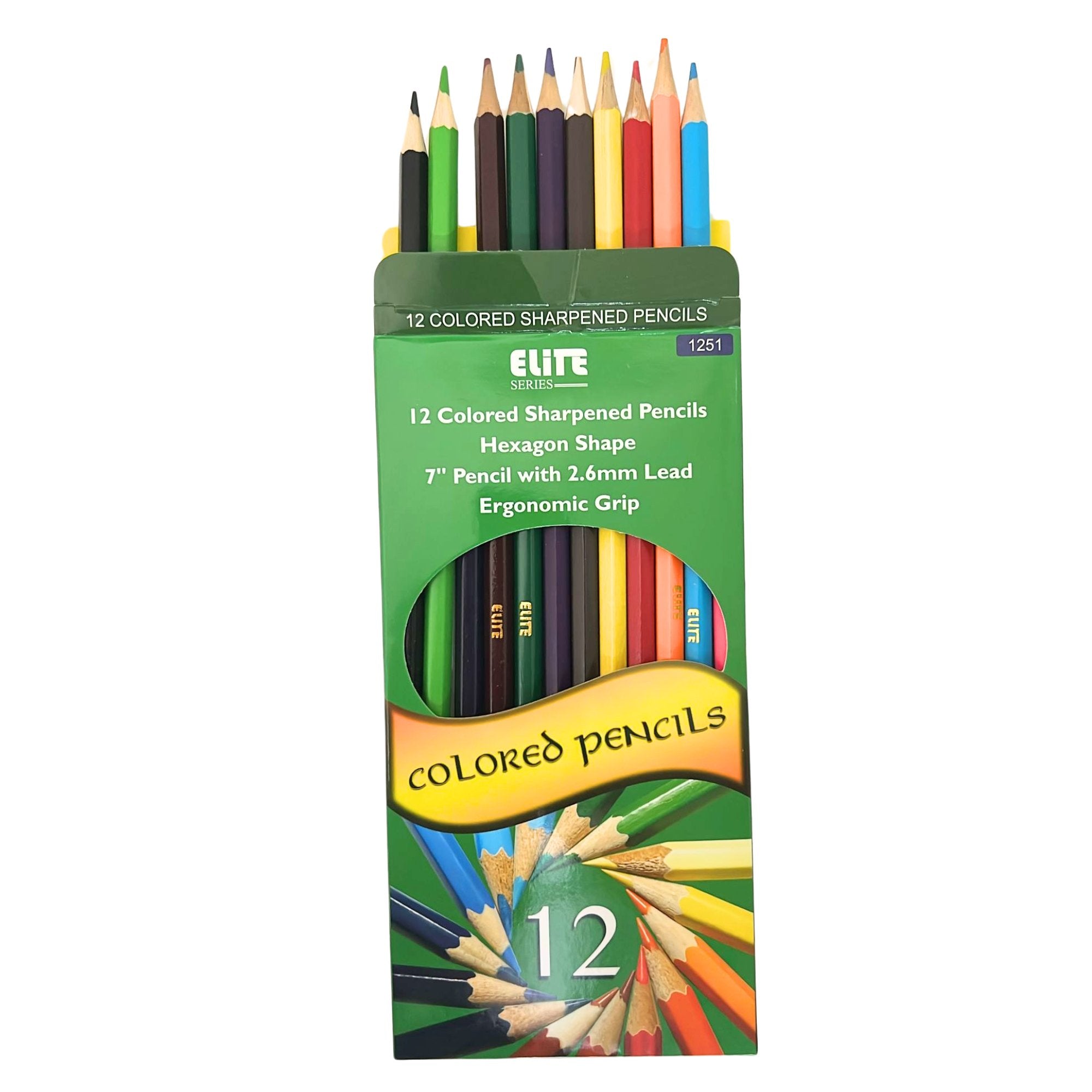 Colored Sharpened Pencils: 12 Pack Wooden Pencils product detail image