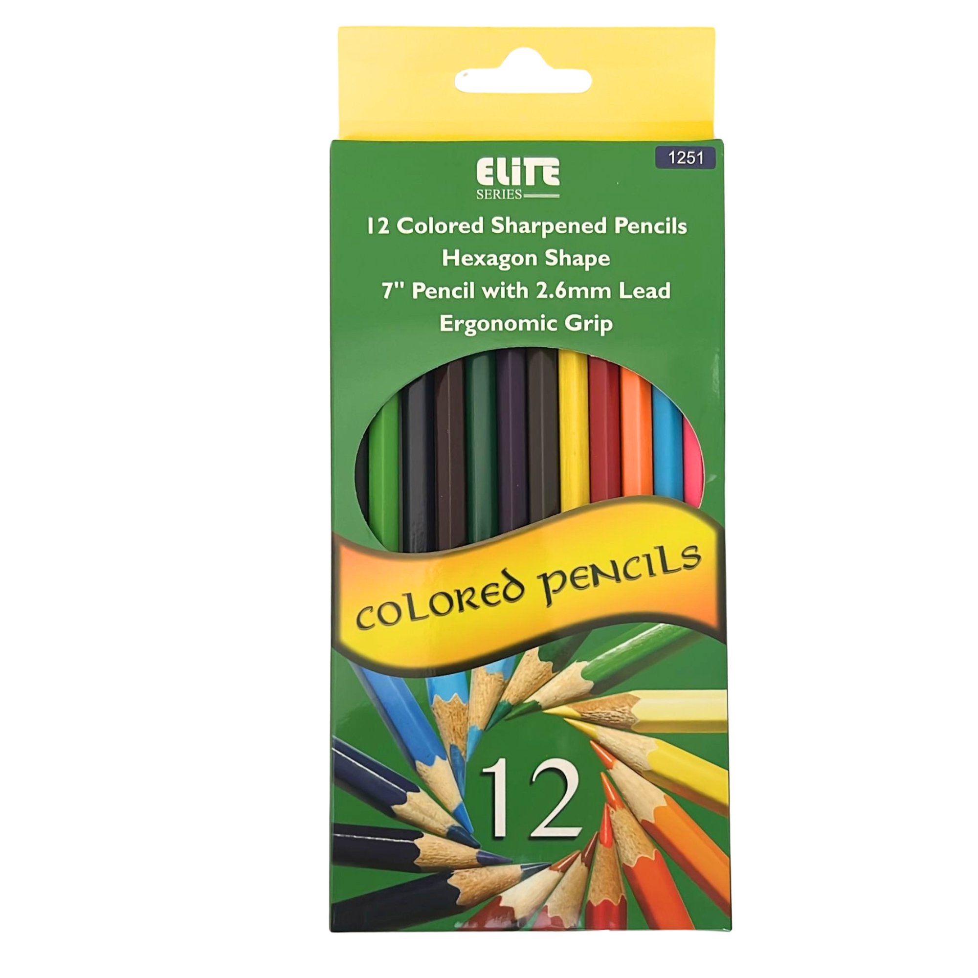 Colored Sharpened Pencils: 12 Pack Wooden Pencils main product image