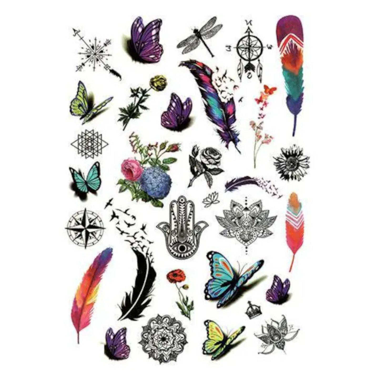 Colored Semi Permanent /Temporary Long-Lasting Tattoo for Kids