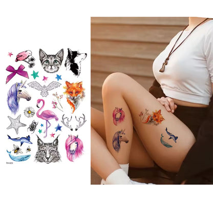 Colored Semi Permanent /Temporary Long-Lasting Tattoo for Kids