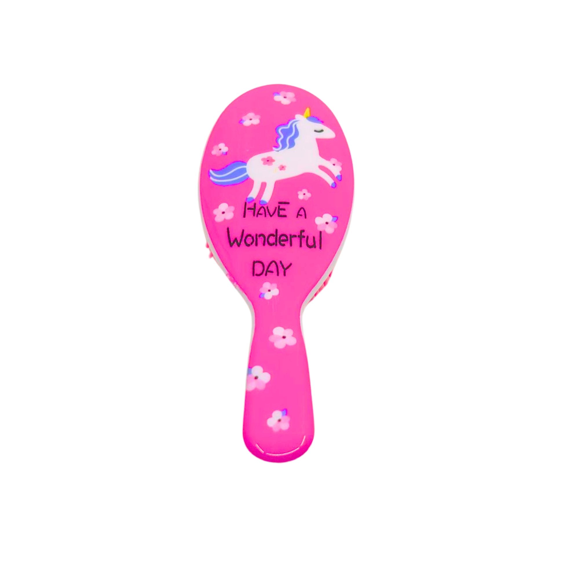 Unicorn Detangler Hair Brushes for Girls: 1 Pack Holiday Gift Kids Hair lifestyle use image