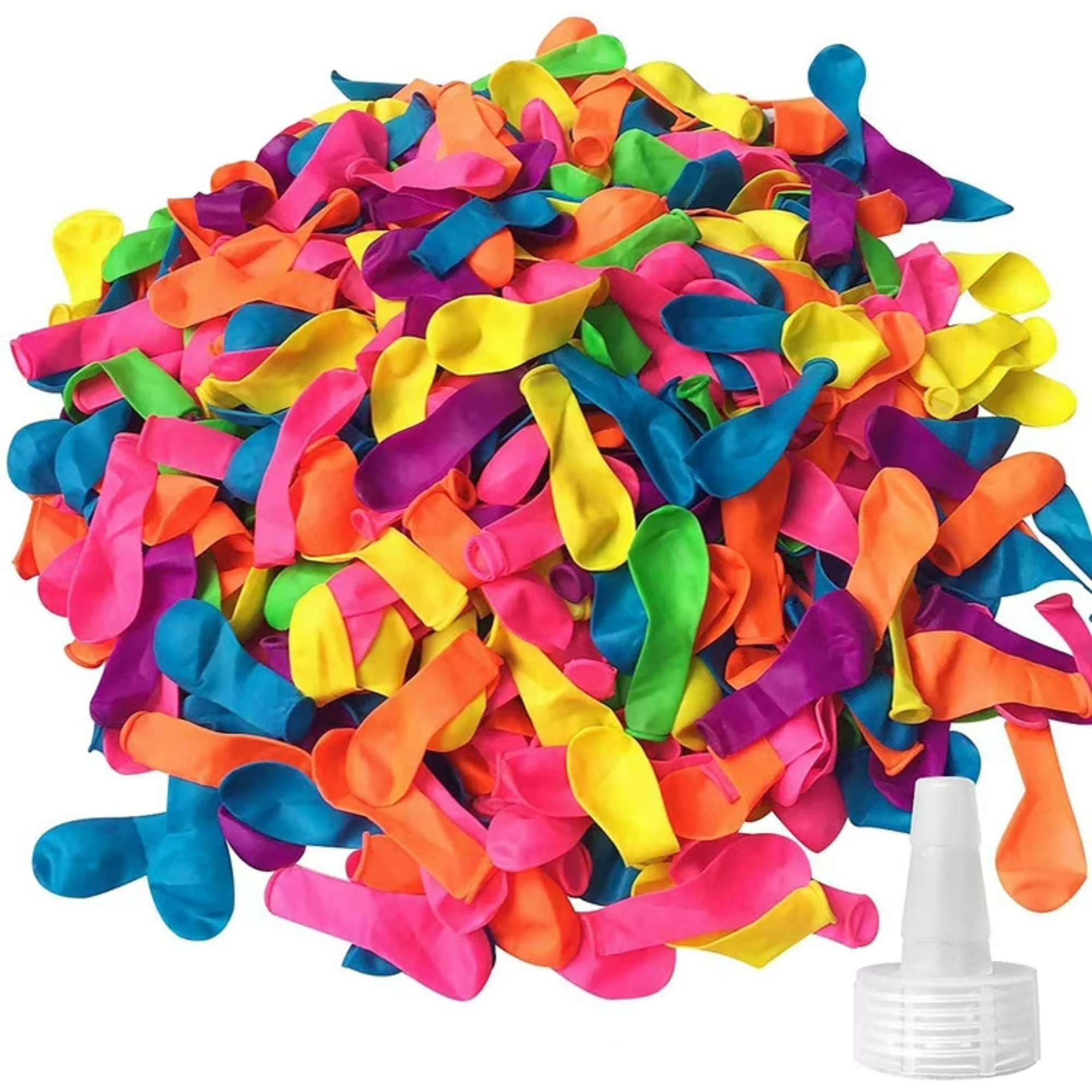 Colorful Water Balloons with Free Filler Nozzle: 150 Pack Holidays Gift Toys size and feature image