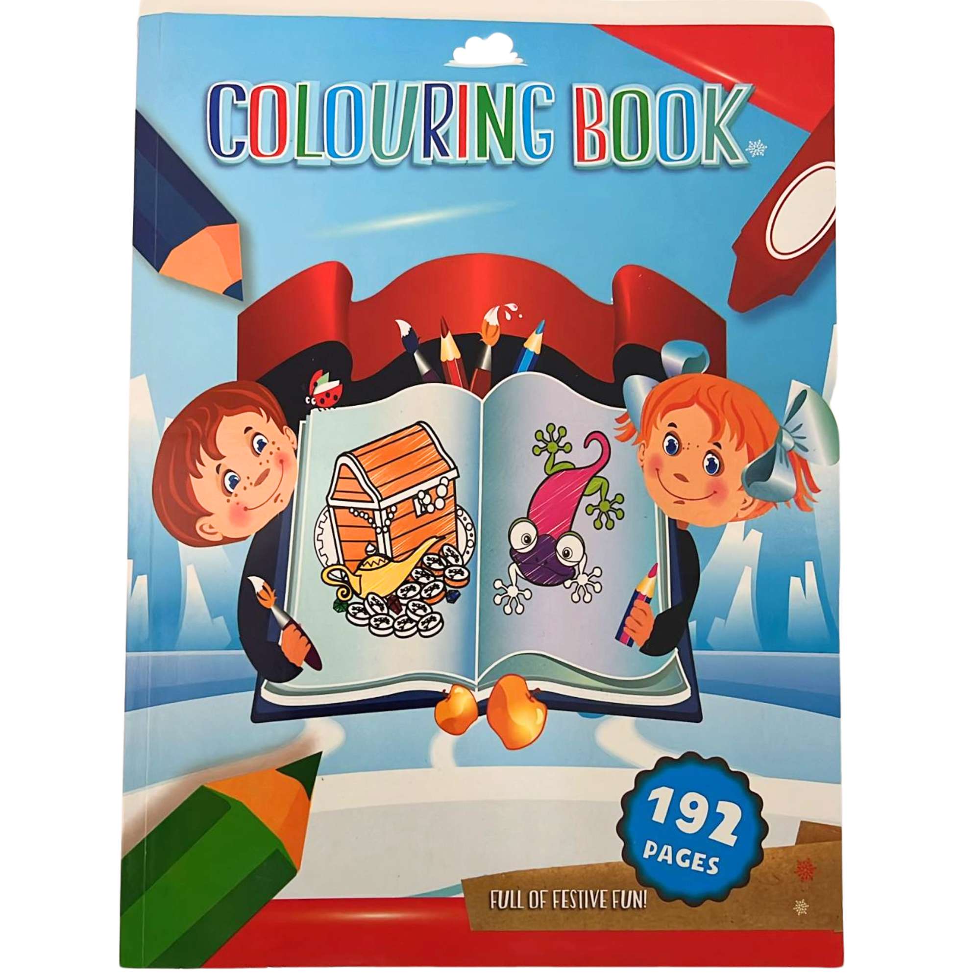 Coloring Book Full of Festive Fun: 192 Pages Coloring Books & Pads Book DIY main product image