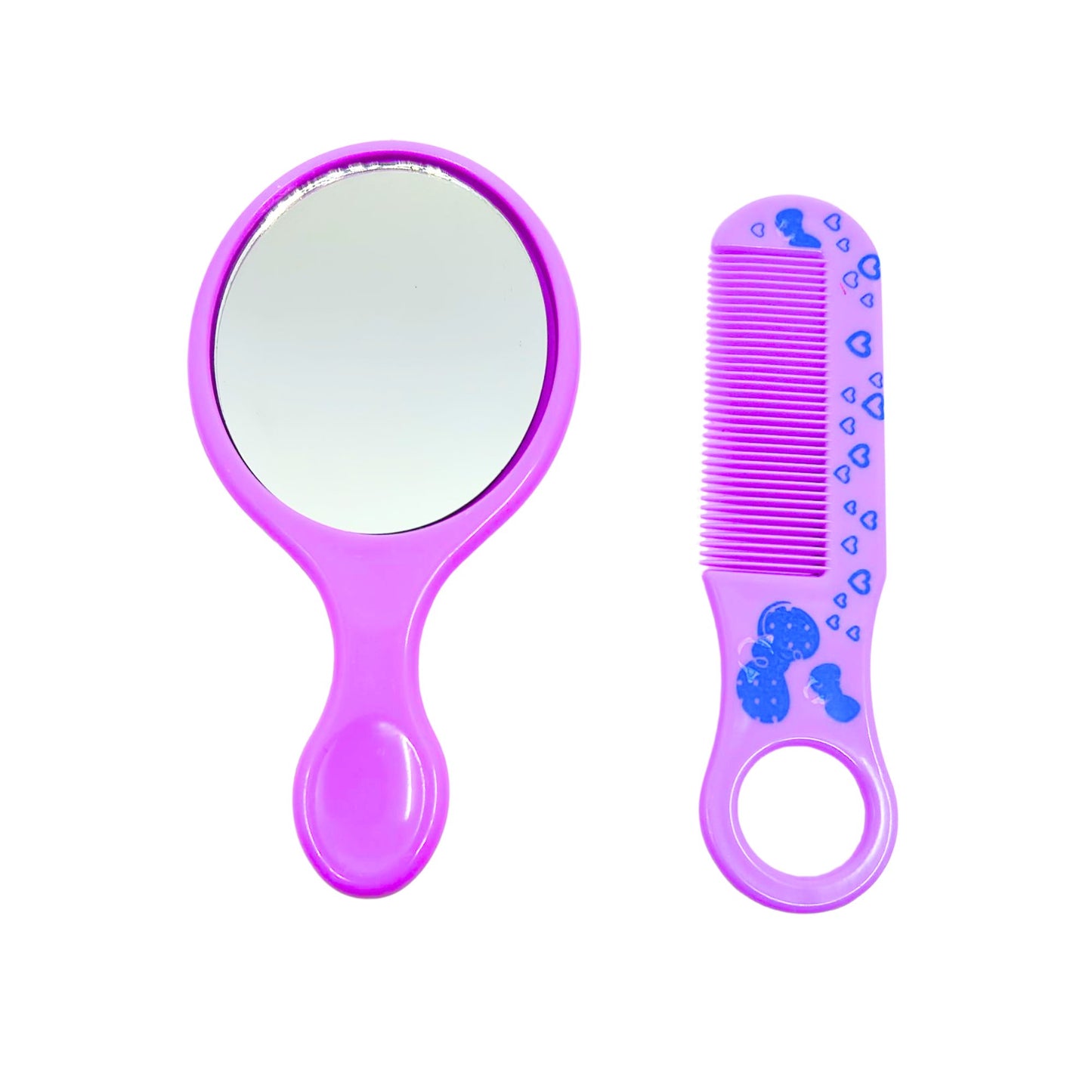 Comb and Mirror Set – Compact Grooming Essentials for Daily Touch-Ups