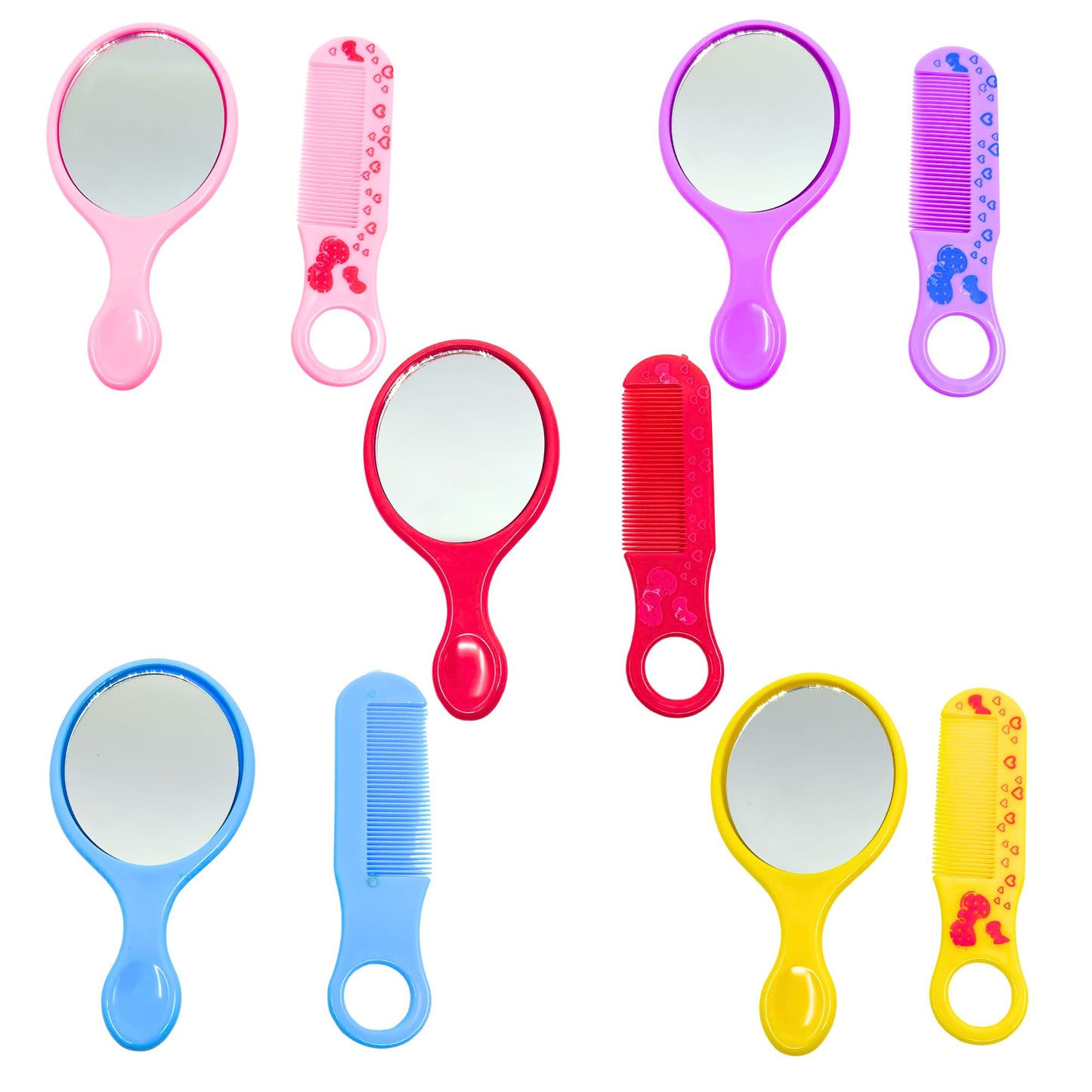 Comb and Mirror Set – Compact Grooming Essentials for Daily Touch-Ups