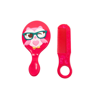 Comb and Mirror Set – Compact Grooming Essentials for Daily Touch-Ups