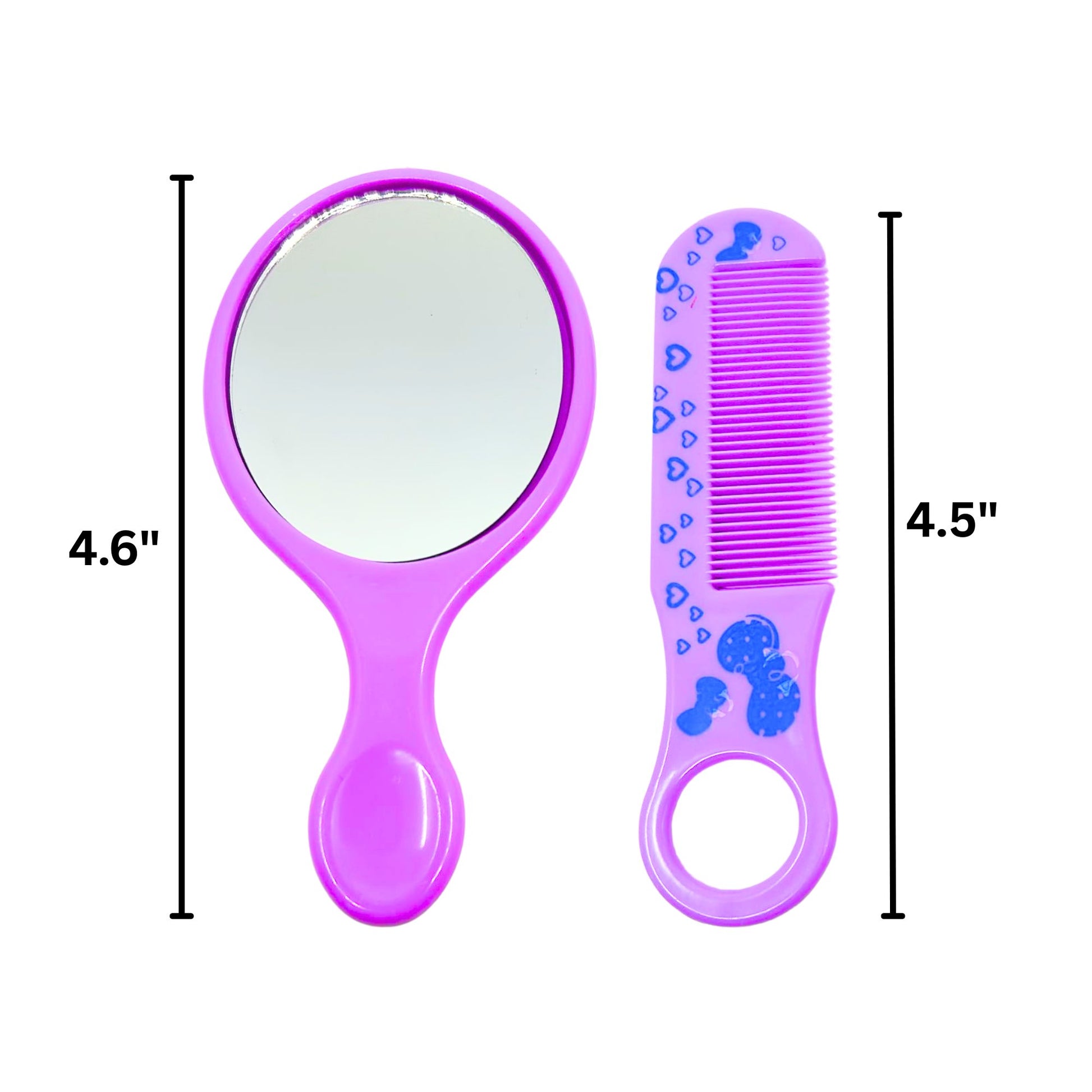 Comb and Mirror Set – Compact Grooming Essentials for Daily Touch-Ups